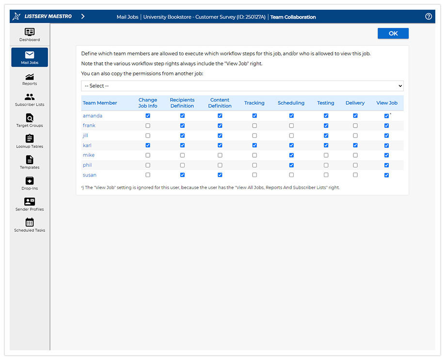 LISTSERV Maestro Team Collaboration