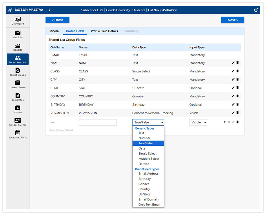 LISTSERV Maestro List Creation