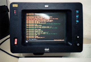 IBM Terminal Used for LISTSERV Development
