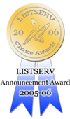 LISTSERV Announcement Award