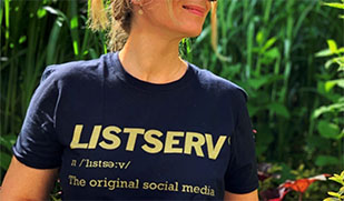 Connect With Us and Snag Yourself an Original LISTSERV Tee